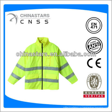 EN471 / ANSI mens pvc отражательный плащ